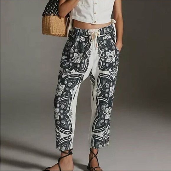 Pilcro Anthropologie Linen Surf Pants – Size XS - Picture 1 of 6